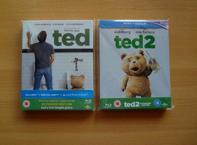 Ted & Ted 2 Blu Ray Steelbooks