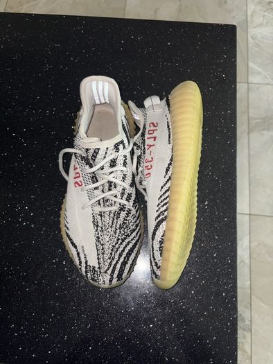 Zebra Yeezy 350