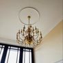 Entrance, Foyer, lobby, hotel brass Chandelier Image 4
