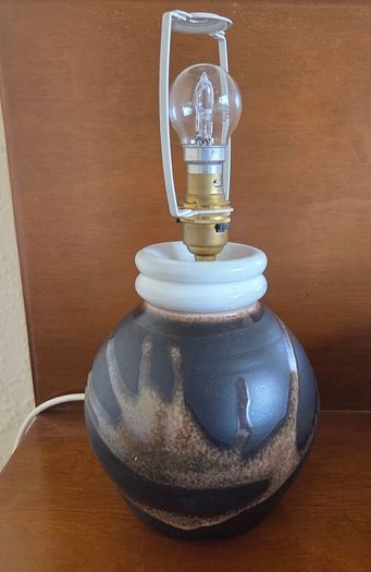 Handmade Pottery Bedside Lamps (Louis Mulcahy)