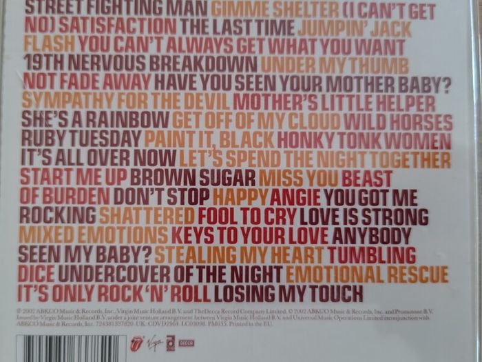 The Rolling Stones - Forty Licks 2 x CD (2002) Compilation Blues Rock & Roll EX+