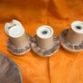 MId Century Modern Carlton Ware Mushroom Cruet Set Image 3