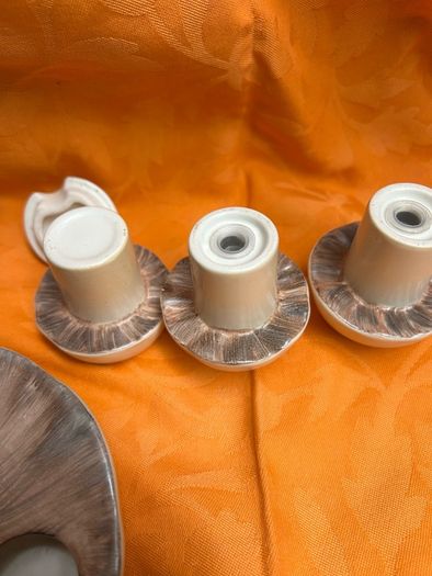 MId Century Modern Carlton Ware Mushroom Cruet Set