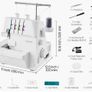 2 3 4 Thread Overlocker Sewing Machine with Differential Feed and LED Light Image 6