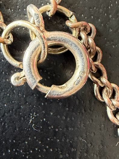 silver necklace