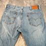 Levis 502 Premium Mens Jeans Blue W38 L31 Straight - Stretch Denim- Big E Image 3