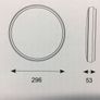 29 cm Low Profile LED Bathroom Lights Image 4