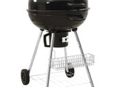 Kettle Charcoal BBQ Grill 73x58x96 cm Steel