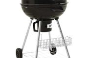 Kettle Charcoal BBQ Grill 73x58x96 cm Steel