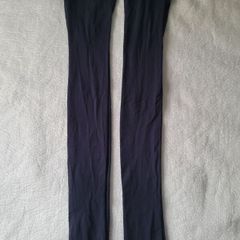 M&S Warm Navy Nylon Tights 2x, size: 7-8 years