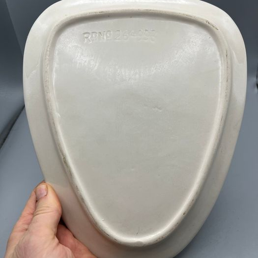 Rare 19th Century Staffordshire Style Bull Head Cheese Dish - Complete