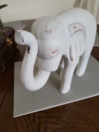 Elephant wooden unpainted