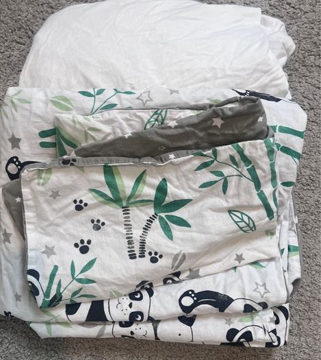 Cot bed duvet & sheets