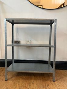 3Tier Galvanised Metal Shelf Unit