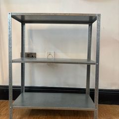 3Tier Galvanised Metal Shelf Unit