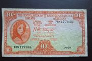 Central Bank of Ireland. Lady Lavery 10 shillings (1959)#5