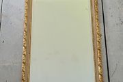 Antique ornate gold bevelled dressing mirror