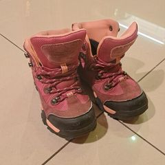 Mountain Warehouse Small Girls Leather Waterproof Hiking Boots Size 32 EU