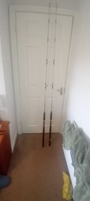 2 boat rods & 1 reel