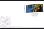 2000 Great Britain Millennium Stamp Booklet  Pane (Space from Above and Beyond &amp; Web from Life and Earth) Royal Mail Addressed First Day Cover (FDC)