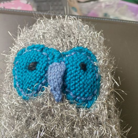 hand knitted owl