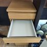 Chest of 6 drawers Malm oak veneer with mirror Image 3