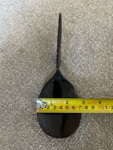 Vintage Carved Serving Spoon