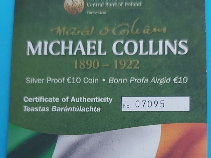 IRELAND Michael Collins Silver Collector Coin