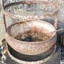 Victorian Cast Iron Cauldron 1800s Garden Decoration, Flower Pot Image 4