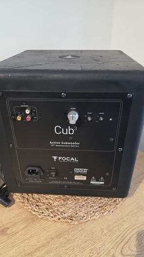 Focal Cub 3 10th Anniversary Edition - 150W BASH Active Subwoofer - Black