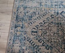 kukoon rugs Blue Oriental Distressed Vintage Rug