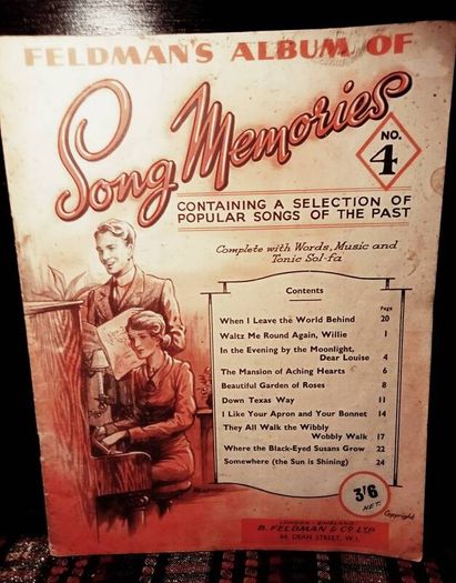 1957. Feldmans Album of Song Memories No. 4 .