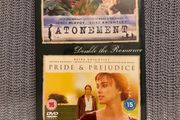 Kiera Knightley - Atonement and Pride and Prejudice. DVD Box Set. Sealed.