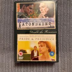 Kiera Knightley - Atonement and Pride and Prejudice. DVD Box Set. Sealed.