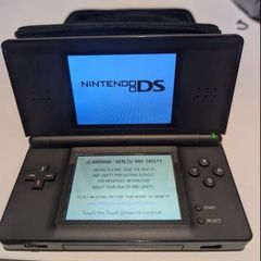 Nintendo DS Lite (Black) + Charger + 4 Games Excellent Condition