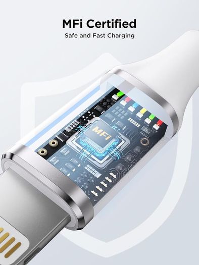 iPhone Charger Cable 3M 2Pack, MFi Certified Lightning Cable Fast iPhone Charging Cable Nylon iPhone Cable USB iPhone Charger Lead for iPhone 14 13 12 11 Pro Max XS XR X 8 7 6 Plus 5 SE,iPad