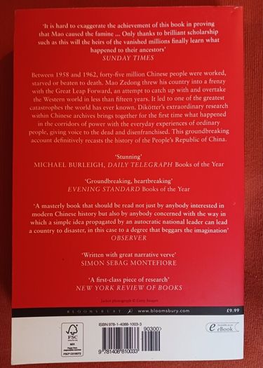 Mao's Great Famine/ Frank Dikotter/ 2011