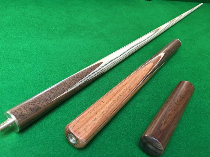 57 Inch 3/4 Handmade Ash Snooker Cue with Rosewood Butt and 8.5mm tip - free delivery / collect