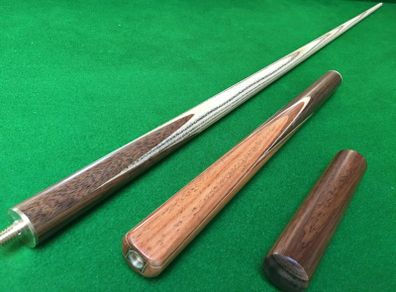 57 Inch 3/4 Handmade Ash Snooker Cue with Rosewood Butt and 8.5mm tip - free delivery / collect