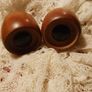 Mid century teak salt & pepper shakers Image 3