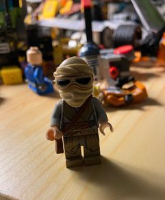 LEGO Minifigure Rey Dark Tan Tied Robe sw0677 Star Wars E60