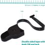 Tape Measure for Body Measurements - Retractable Fitness Tape with Locking Feature - Accurate Measuring Tool for Waist Chest Hips Arms and Thighs - Self-Locking Body Tape for Personal Fitness Tracking Image 2