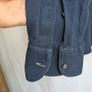 Luca Faloni Pique Shirt Blue Mens 16 41 Made In Italy Cotton Long Sleeve Image 10