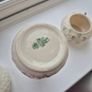Vintage Belleek Irish China Classic Shamrock & Basketweave Pattern Image 7