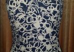 M&S Navy boob tube swimsuit size UK12 EU40 Postage included