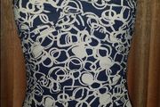 M&amp;S Navy boob tube swimsuit size UK12 EU40 Postage included