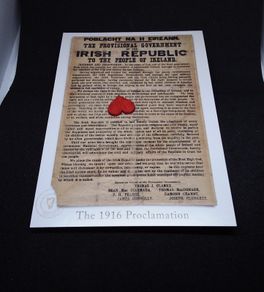 Ireland Postcard : - The 1916 Proclamation