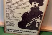 Irish army 1972 recruitment poster tin metal sign