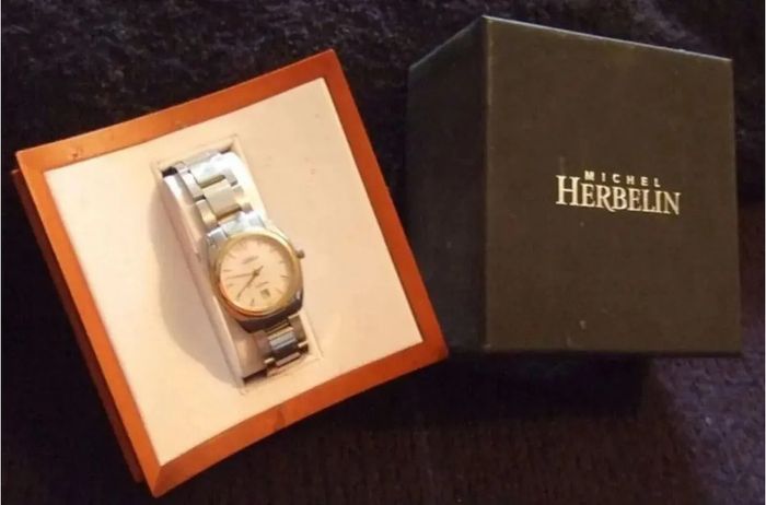 Vintage Michel Herbelin Ladies Watch & Vintage Receipt
