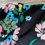M&S Collection Womens Black Floral Viscose Midi Tea Dress-  Size 12 Image 6